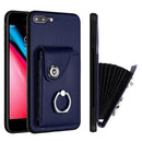 Organ Card Bag Ring Holder Phone Case, For iPhone 8 Plus / 7 Plus