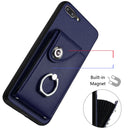 Organ Card Bag Ring Holder Phone Case, For iPhone 8 Plus / 7 Plus