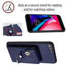Organ Card Bag Ring Holder Phone Case, For iPhone 8 Plus / 7 Plus