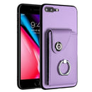 Organ Card Bag Ring Holder Phone Case, For iPhone 8 Plus / 7 Plus