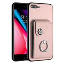 Organ Card Bag Ring Holder Phone Case, For iPhone 8 Plus / 7 Plus