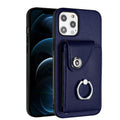 Organ Card Bag Ring Holder Phone Case, For iPhone 12 Pro, For iPhone 12 mini, For iPhone 11 Pro Max, For iPhone 11