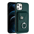 Organ Card Bag Ring Holder Phone Case, For iPhone 12 Pro, For iPhone 12 mini, For iPhone 11 Pro Max, For iPhone 11