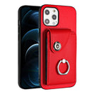 Organ Card Bag Ring Holder Phone Case, For iPhone 12 Pro, For iPhone 12 mini, For iPhone 11 Pro Max, For iPhone 11