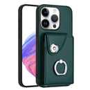 Organ Card Bag Ring Holder Phone Case, For iPhone Air, For iPhone 16 Pro Max, For iPhone 16 Pro, For iPhone 16 Plus