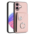 Organ Card Bag Ring Holder Phone Case, For iPhone 16, For iPhone 15 Pro Max, For iPhone 15 Pro, For iPhone 15 Plus