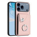 Organ Card Bag Ring Holder Phone Case, For iPhone 17e / 16e, For iPhone 17 Pro Max, For iPhone 17 Pro, For iPhone 17
