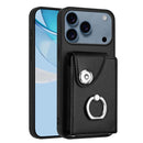 Organ Card Bag Ring Holder Phone Case, For iPhone 17e / 16e, For iPhone 17 Pro Max, For iPhone 17 Pro, For iPhone 17