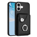 Organ Card Bag Ring Holder Phone Case, For iPhone 17e / 16e, For iPhone 17 Pro Max, For iPhone 17 Pro, For iPhone 17