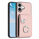 Organ Card Bag Ring Holder Phone Case, For iPhone 17e / 16e, For iPhone 17 Pro Max, For iPhone 17 Pro, For iPhone 17