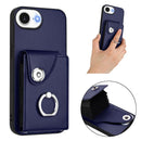 Organ Card Bag Ring Holder Phone Case, For iPhone 17e / 16e, For iPhone 17 Pro Max, For iPhone 17 Pro, For iPhone 17
