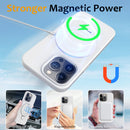 For iPhone 13 Pro Liquid Silicone MagSafe Magnetic Phone Case with Ring Holder