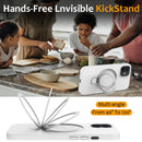 Liquid Silicone MagSafe Magnetic Phone Case with Ring Holder