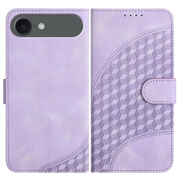 Embossed Phone Leather Case with Lanyard For iPhone 17 Air