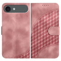 Embossed Phone Leather Case with Lanyard For iPhone 17 Air