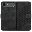 Embossed Phone Leather Case with Lanyard For iPhone 17 Air