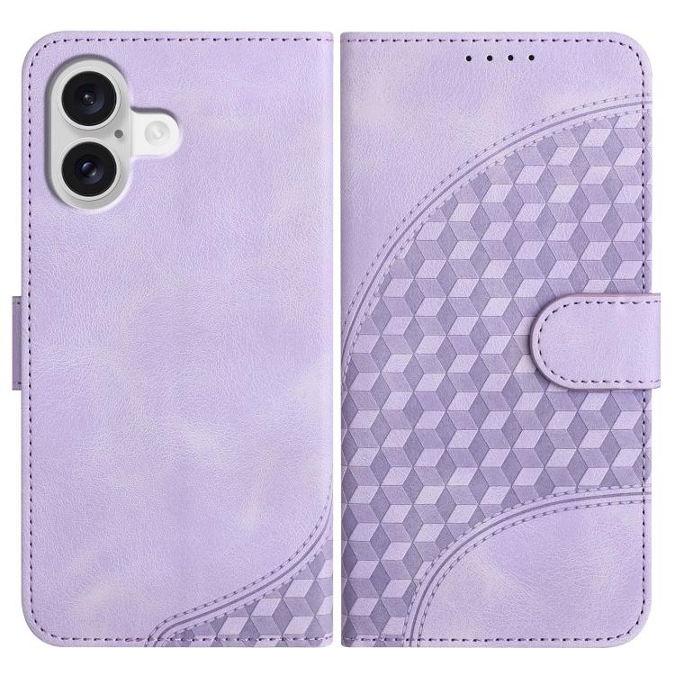 Embossed Phone Leather Case with Lanyard For iPhone 17 Pro Max