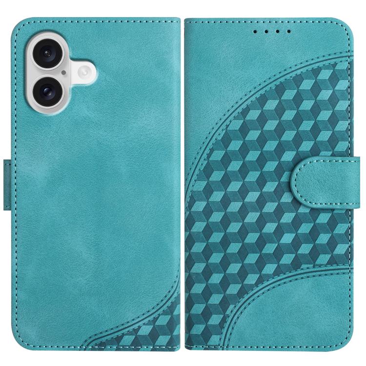 Embossed Phone Leather Case with Lanyard For iPhone 17 Pro Max