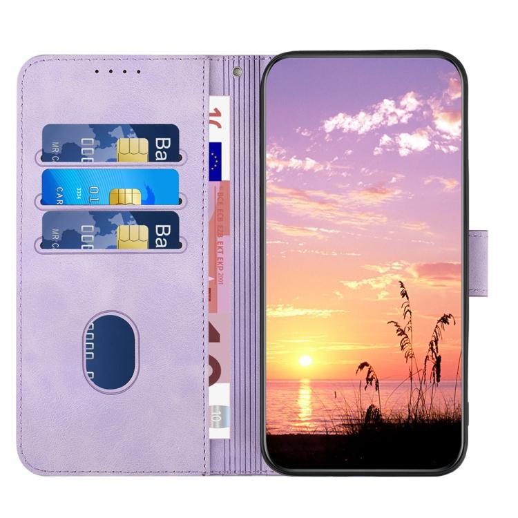 Embossed Phone Leather Case with Lanyard For iPhone 17 Pro Max