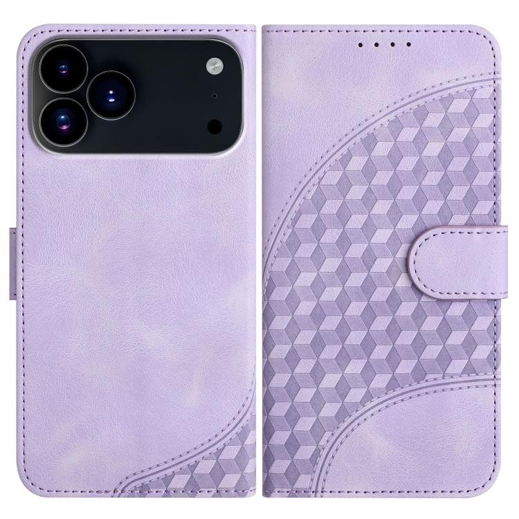 Embossed Phone Leather Case with Lanyard For iPhone 17 Pro Max