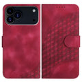 Embossed Phone Leather Case with Lanyard For iPhone 17 Pro