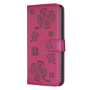 Four-leaf Embossed Leather Phone Case, For iPhone 7 / 8 / SE 2022, For iPhone 13 Pro Max, For iPhone 13 Pro, For iPhone 13