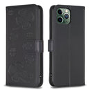 Four-leaf Embossed Leather Phone Case, For iPhone 11 Pro, For iPhone X / XS, For iPhone XR, For iPhone XS Max