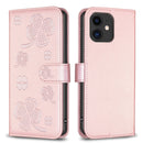 Four-leaf Embossed Leather Phone Case, For iPhone 12 / 12 Pro, For iPhone 12 Pro Max, For iPhone 11 Pro Max, For iPhone 11