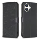 Four-leaf Embossed Leather Phone Case, For iPhone 18 Pro/17 Pro, For iPhone 18 Pro Max/17 Pro Max, For iPhone 17, For iPhone 17 Air