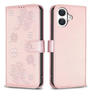 Four-leaf Embossed Leather Phone Case, For iPhone 18 Pro/17 Pro, For iPhone 18 Pro Max/17 Pro Max, For iPhone 17, For iPhone 17 Air