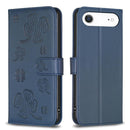 Four-leaf Embossed Leather Phone Case, For iPhone 18 Pro/17 Pro, For iPhone 18 Pro Max/17 Pro Max, For iPhone 17, For iPhone 17 Air