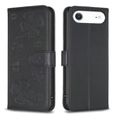 Four-leaf Embossed Leather Phone Case, For iPhone 18 Pro/17 Pro, For iPhone 18 Pro Max/17 Pro Max, For iPhone 17, For iPhone 17 Air