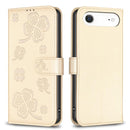Four-leaf Embossed Leather Phone Case, For iPhone 18 Pro/17 Pro, For iPhone 18 Pro Max/17 Pro Max, For iPhone 17, For iPhone 17 Air