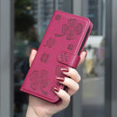 Four-leaf Embossed Leather Phone Case, For iPhone 18 Pro/17 Pro, For iPhone 18 Pro Max/17 Pro Max, For iPhone 17, For iPhone 17 Air
