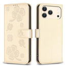 Four-leaf Embossed Leather Phone Case, For iPhone 18 Pro/17 Pro, For iPhone 18 Pro Max/17 Pro Max, For iPhone 17, For iPhone 17 Air