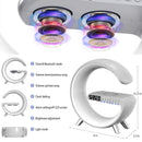 Smart Bluetooth Speaker with Wireless Charger & Alarm Clock & Ambient Light