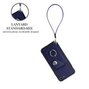 Organ Card Bag Ring Holder PU Phone Case with Lanyard, For iPhone SE 2022/SE 2020/6/7/8, For iPhone 13 Pro Max, For iPhone 13 Pro, For iPhone 13