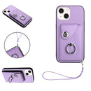 Organ Card Bag Ring Holder PU Phone Case with Lanyard, For iPhone SE 2022/SE 2020/6/7/8, For iPhone 13 Pro Max, For iPhone 13 Pro, For iPhone 13