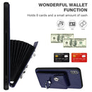 Organ Card Bag Ring Holder PU Phone Case with Lanyard, For iPhone XS / X, For iPhone XR, For iPhone XS Max, For iPhone 8 Plus / 7 Plus