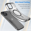 For iPhone 14 MagSafe Frosted Translucent TPU + PC Full Coverage Phone Case