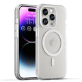 For iPhone 15 Pro MagSafe Frosted Translucent TPU + PC Full Coverage Phone Case