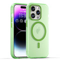 For iPhone 15 Pro MagSafe Frosted Translucent TPU + PC Full Coverage Phone Case