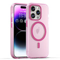 For iPhone 15 Pro MagSafe Frosted Translucent TPU + PC Full Coverage Phone Case