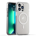 For iPhone 13 Pro MagSafe Frosted Translucent TPU + PC Full Coverage Phone Case