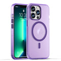 For iPhone 13 Pro MagSafe Frosted Translucent TPU + PC Full Coverage Phone Case