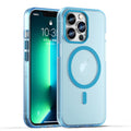 For iPhone 13 Pro MagSafe Frosted Translucent TPU + PC Full Coverage Phone Case