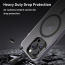 For iPhone 14 Plus MagSafe Frosted Translucent TPU + PC Full Coverage Phone Case