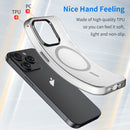 For iPhone 16 MagSafe Frosted Translucent TPU + PC Full Coverage Phone Case