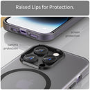 For iPhone 16 MagSafe Frosted Translucent TPU + PC Full Coverage Phone Case
