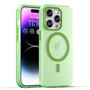 For iPhone 16 MagSafe Frosted Translucent TPU + PC Full Coverage Phone Case
